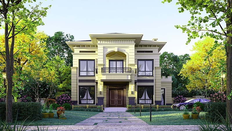 威远中式合院住宅，开放庭院与邻里乡亲更亲近